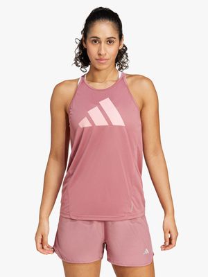 Womens adidas Run It Pink Tank Top