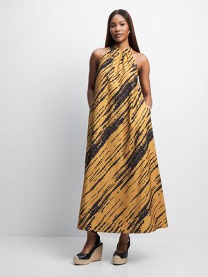 Women's Pringle Multi Lily Halterneck Maxi Dress