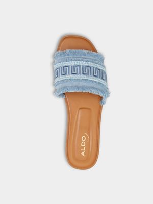 Women's Aldo Medium Blue Nalani  Flat Sandals