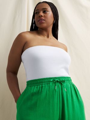 Women's Canvas Knit Boobtube Top