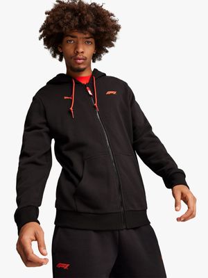 Puma Men's F1 Motorsport Full-Zip Black Hoodie