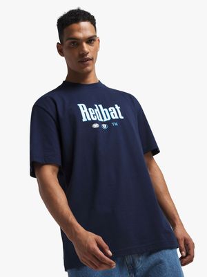 Redbat Athletics Men's Navy Relaxed T-Shirt