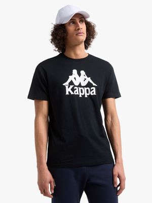 Mens Kappa Authentic Estessi Slim Black Tee