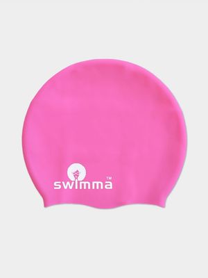 SWIMMA AFRO KIDS MIDI PINK CAP