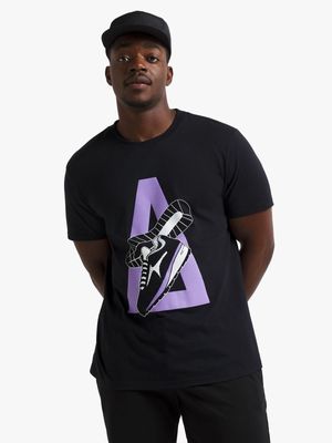 Mens Sneaker Factory Triangle Black Tee