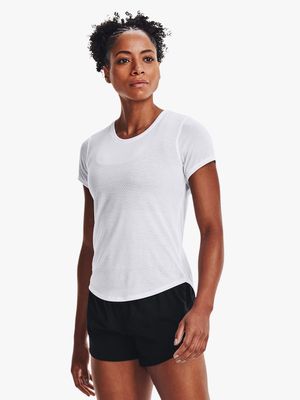 Women's Under Armour Streaker White Tee