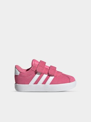 Junior Infant adidas VL Court 3.0 Pink/White Sneakers