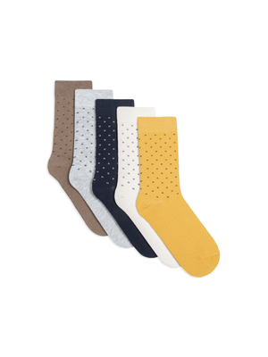 MKM 5PK X FORMAL SOCK MULTI