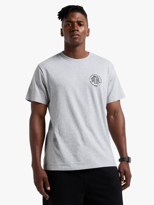 Mens TS Graphic Grey Melange Tee