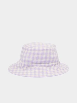 Cotton On Baby Purple Billy Reversible Bucket Hat