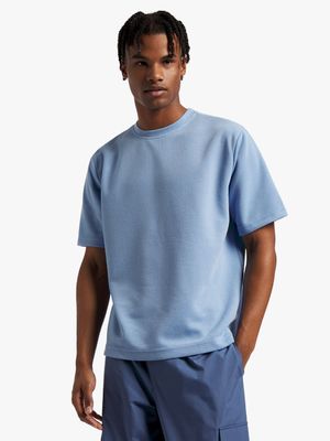 Men's Blue Oversized Top