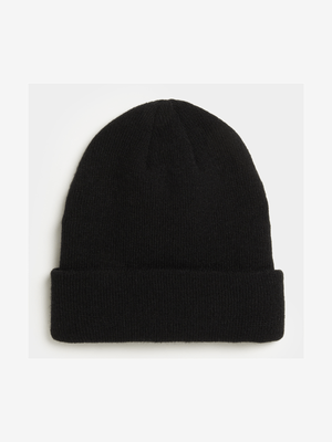 Women's Black Beanie