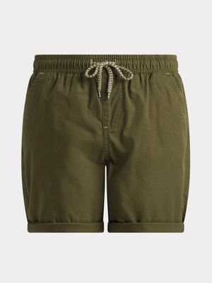 Jet Younger Boys Fatigue Woven Shorts