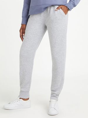 Women's 1982 Fleece Grey Melange Trackpants