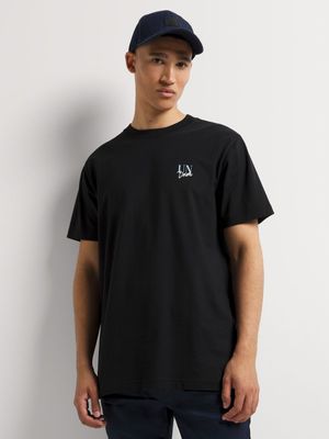 Men's Union-DNM Malibu Print Black T-Shirt