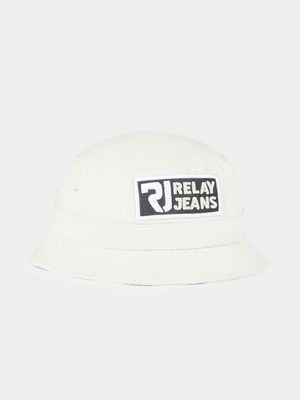 RJ ECRU PIGMENT WASH BUCKET HAT