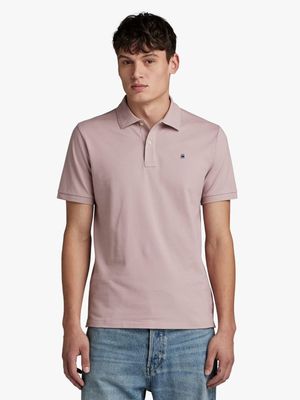 G-Star Men's Dunda Slim Pink Polo Shirt