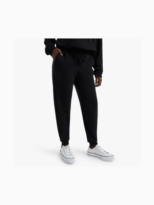 Women's Black Fleece Jogger