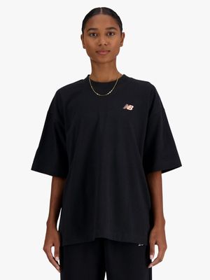 Womens New Balance Triathlon Black Tee