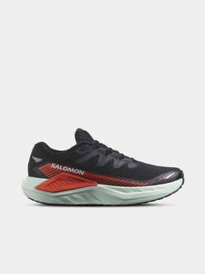 Mens Salomon Drx Defy Grvl Black/Red Trail Running Shoes