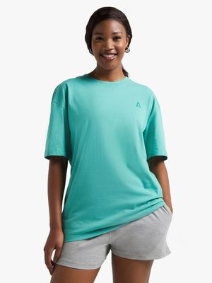 Women's Sneaker Factory Boxy Green Tee