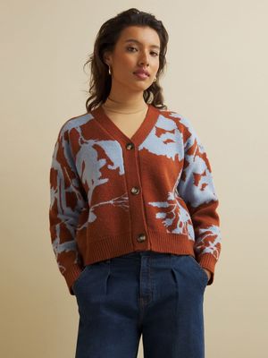 Women's Iconography Design Cardigan