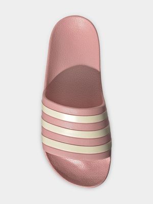 Womens adidas Adilette Pink Slides