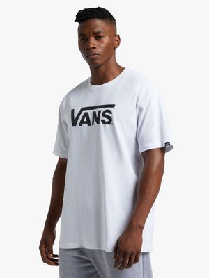 Men's Vans Class Drop V White/Black Tee