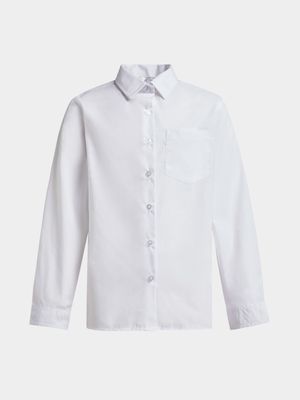 Jet Girls White School Shirt