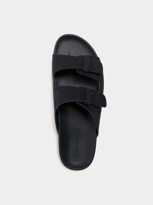 Men's Markham Moc Suede Mule Navy Sandal