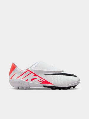 Junior Nike Mercurial Vapor 15 Club White Boots