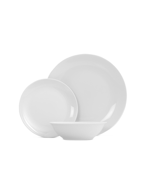 Viva 12 Piece Dinnerware Set White