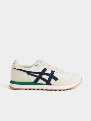 Mens Asics Tiger Runner II Cream/Navy Sneaker