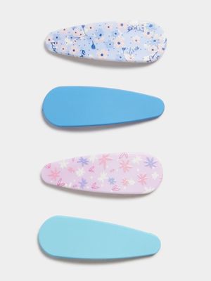 Girl's 4-Pack Hair Clips