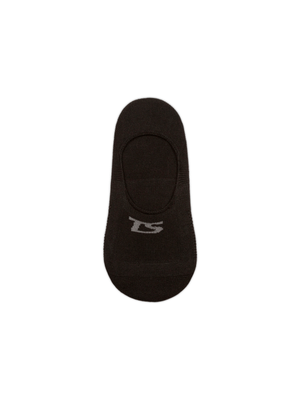 TS Terry Invisible Black Socks