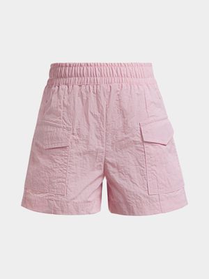 Jet Younger Girls Pink Cargo Shorts