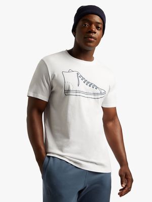 Men's Sneaker Factory Sneaker Line White Tee