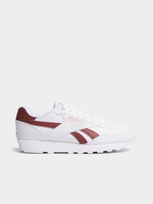 Womens Reebok Rewind Run White/Red Sneakers