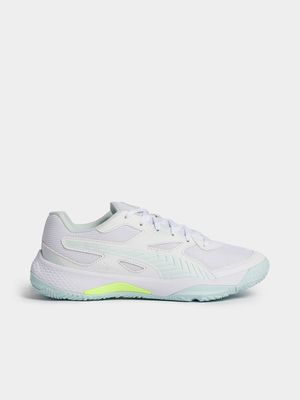 Women's Puma Solarflash White Court Shoes