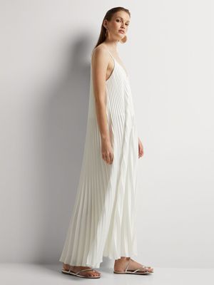 Luella Pleated Maxi Sundress