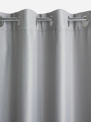 Jet Home Alloy Grey Lyra Eyelet Curtain