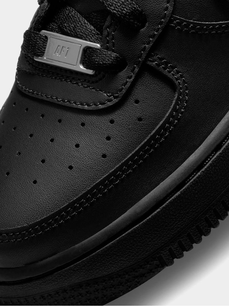 Nike Junior Air Force 1 LE Black Sneaker Bash