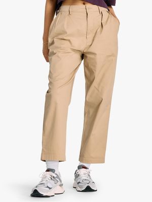 New Balance Women's Boylston Twill Tapered Stoneware Pant