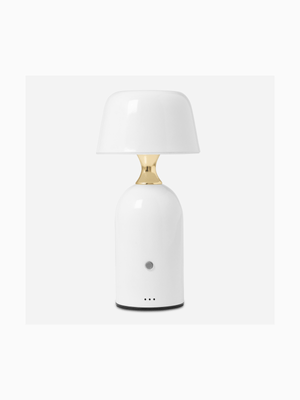 Quirky Rechargeable Table Lamp - White  26cm