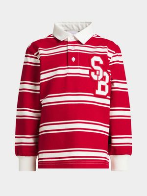 Younger Boys Embroidered Rugby Jersey