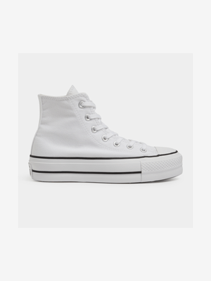 Women's Converse Chuck Taylor All Stars Canvas Platform White sneaker