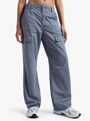 News Denim Cargo Trousers