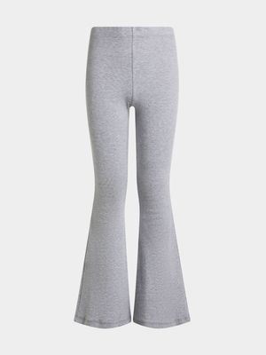 Older Girls Rib Flare Leggings