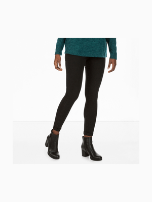 Women's Black Stretch Jeggings