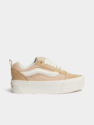 Vans Women's KNU Skool Beige Sneaker